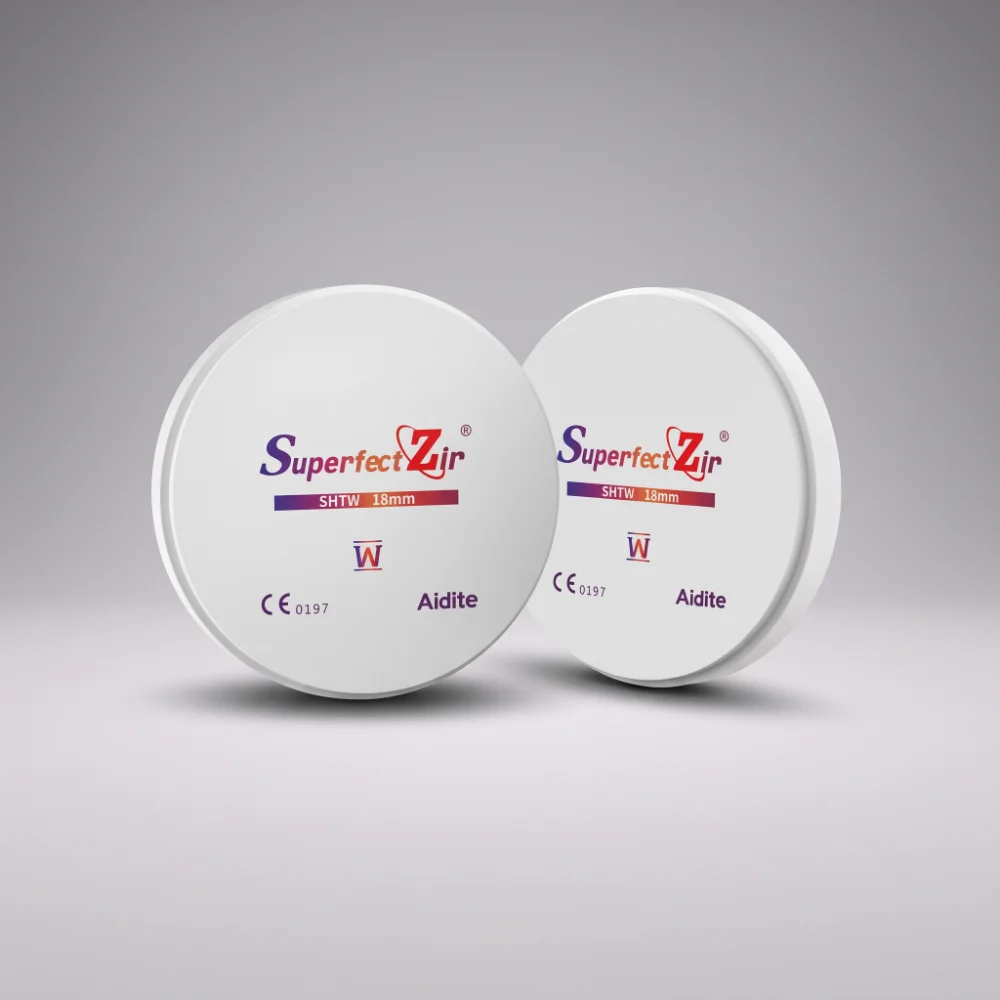 Disco de Zircônia SuperfectZir Multilayer — Super alta translucidez · Ø 98 mm
