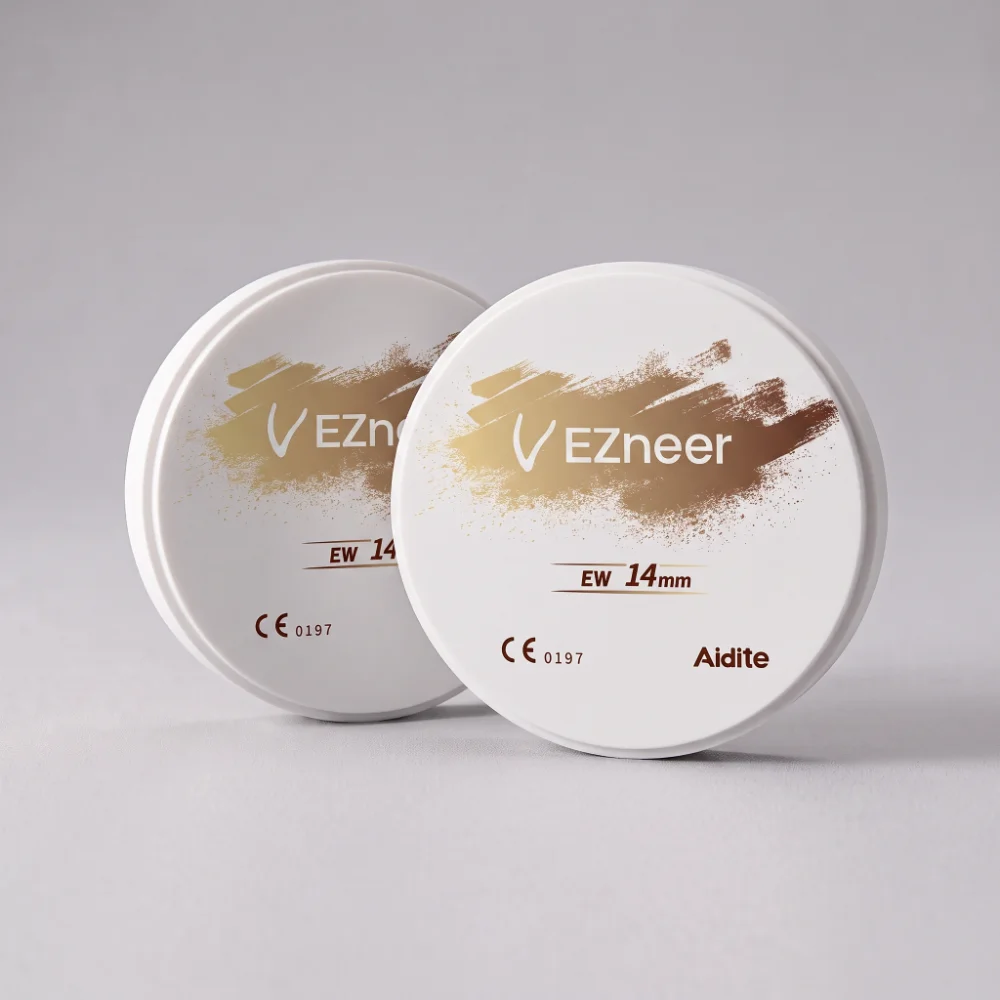 Disco de Zircônia Ezneer Multilayer — Laminados multicamadas · Ø 98 mm